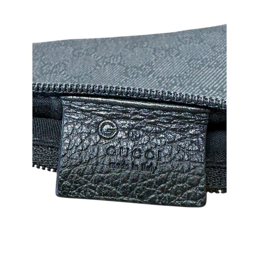 Gucci Vintage Monogram Zip Pouch Black - Picture 5 of 6